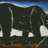 Pirosmani Black Bear Diamond Painting