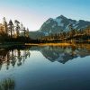 Sunrise At Mt Baker Diamond Painting