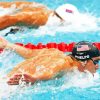 Swimmers In Swimming Competition Diamond Painting