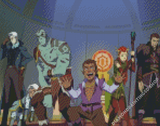 The Legend Of Vox Machina Characters Diamond Painting