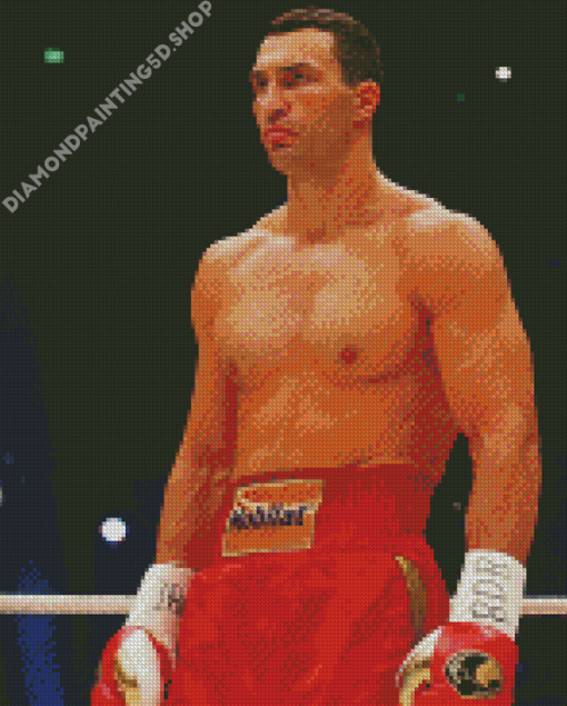 Ukrainian Boxer Wladimir Klitschko Diamond Painting