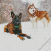 Winter Dogs Diamond Painting