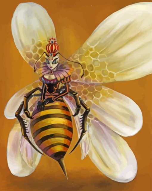 Adorable Queen Bee Diamond Painting