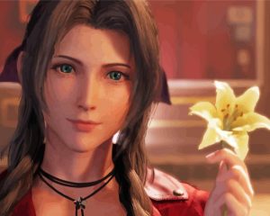 Aerith Gainsborough Video Game Character Diamond Painting