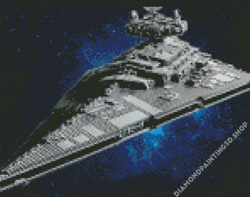 Aesthetic Star Wars Imperial Destroyer Diamond Painting