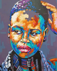 Aesthetic African Faces Art Diamond Painting