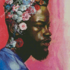 African Floral Man Diamond Painting