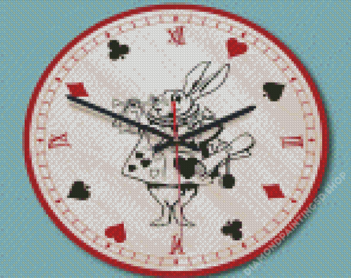 Alice Clock Diamond Painting