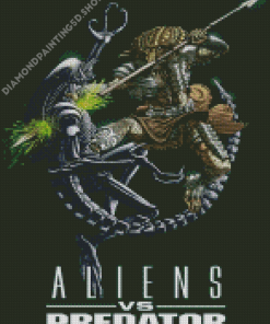 Alien Vs Predator Poster Diamond Painting