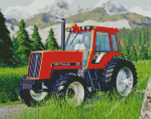 Allis Chalmers Landscape Diamond Painting