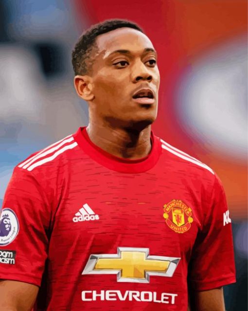 Anthony Martial Professional Player Diamond Painting