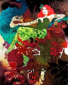 Art Nouveau Poison Ivy Diamond Painting