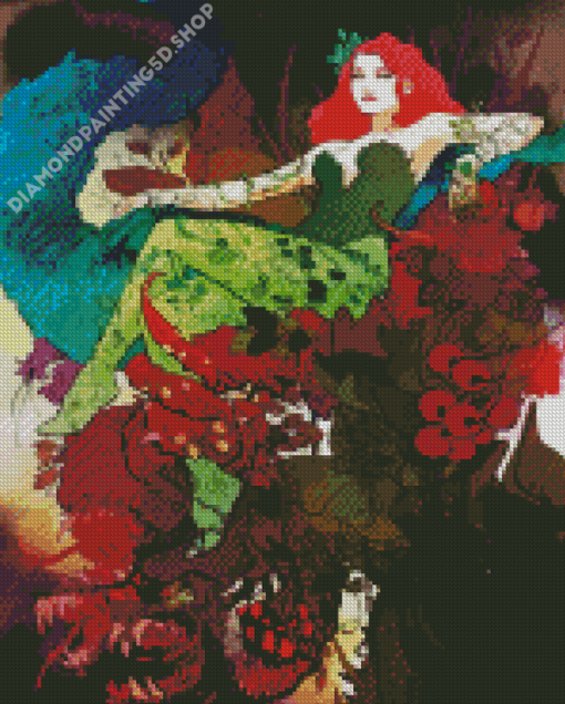 Art Nouveau Poison Ivy Diamond Painting