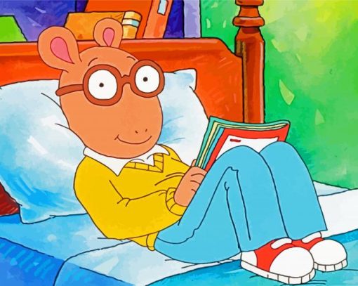 Arthur Reading A Book Diamond Painting