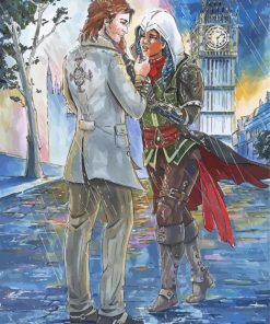 Assassin And Templier London Couple Diamond Painting
