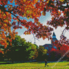 Autumn In Michigan State University Diamond Painting