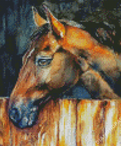 Barn Horse Diamond Painting