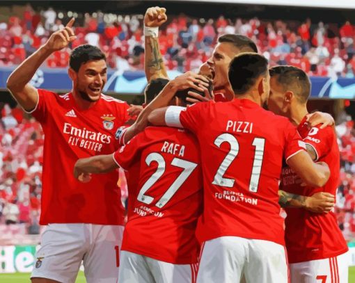 Benfica Players Diamond Painting