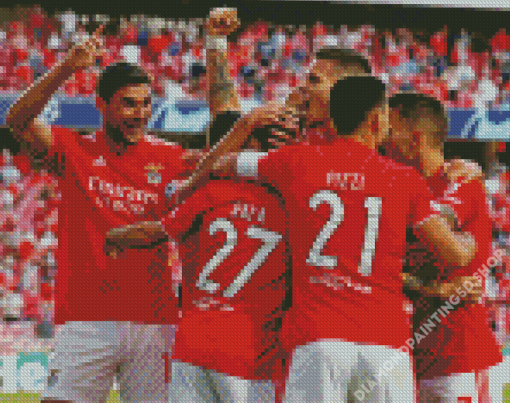 Benfica Players Diamond Painting