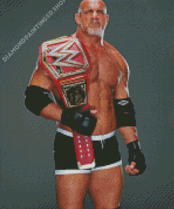 Bill Goldberg WWE Champion Diamond Painting