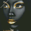 Black And White Gold Woman Diamond Painting