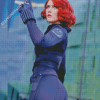 Black Widow Natasha Romanoff Character Diamond Painting