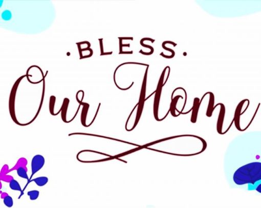 Bless This Home Illustration Diamond Painting