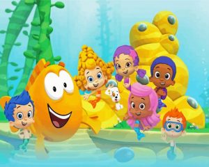 Bubble Guppies Characters Diamond Painting