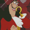 Captain Hook Peter Pan Character Diamond Painting