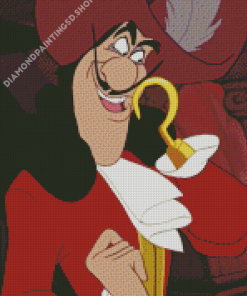 Captain Hook Peter Pan Character Diamond Painting