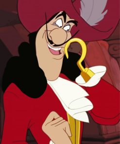 Captain Hook Peter Pan Character Diamond Painting