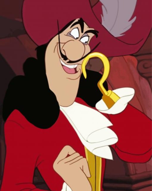 Captain Hook Peter Pan Character Diamond Painting