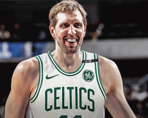 Celtics Dirk Nowitzki Diamond Painting