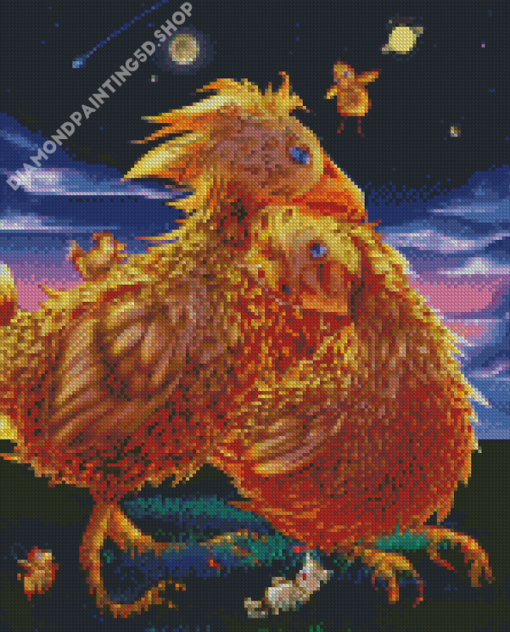 Chocobos Diamond Painting