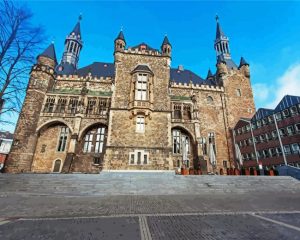 City Hall Aachen Diamond Painting