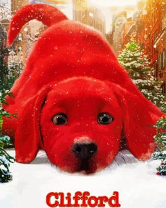 Clifford The Big Red Dog Poster Diamond Painting