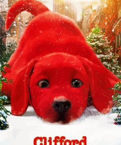 Clifford The Big Red Dog Poster Diamond Painting