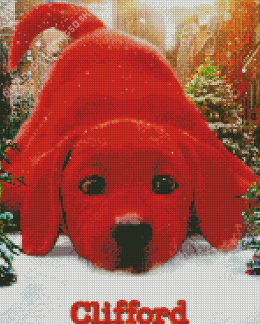 Clifford The Big Red Dog Poster Diamond Painting