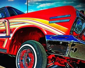 Close Up Lowrider Car Diamond Painting