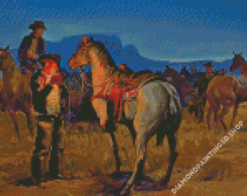 Cowboys In Arizona Diamond Painting