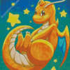 Cute Dragonite Art Diamond Painting