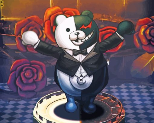 Danganronpa Monokuma Bear Diamond Painting