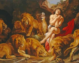 Daniel In The Lions Den By Pater Paul Rubens Diamond Painting