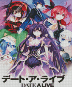 Date A Live Anime Poster Diamond Painting