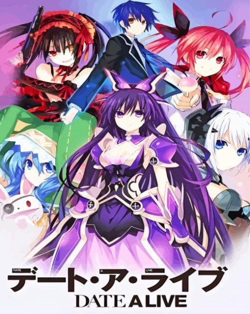 Date A Live Anime Poster Diamond Painting