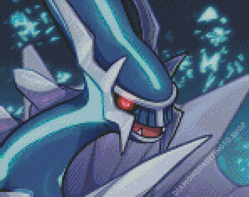 Dialga Face Art Diamond Painting