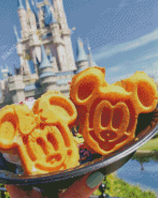 Disney Food Waffles Diamond Painting