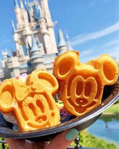 Disney Food Waffles Diamond Painting