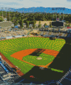 Dodger Stadium Los Angeles Diamond Painting