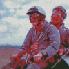 Dumb And Dumber On Motorcycle Diamond Painting